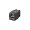 Panduit CATEGORY 6A, RJ45, 8-POSITION, 8-WIRE UNIVERSAL COUPLER, MODULE -BLACK CC6X88BL - alternate 1